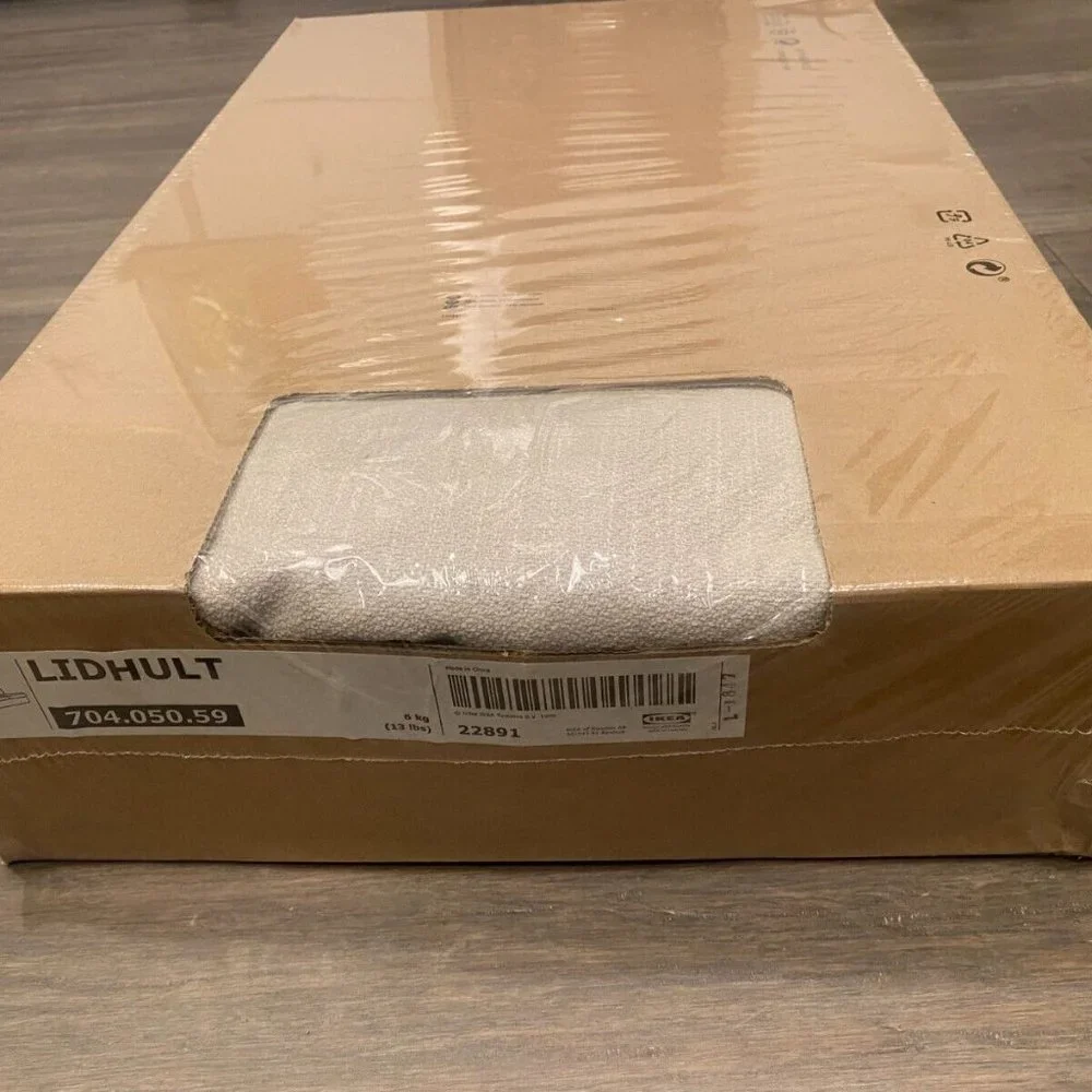 New IKEA LIDHULT Cover For Sofa 3-seater Section Gassebol Light Beige 704.050.59